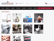Tablet Screenshot of gastroworld.pl